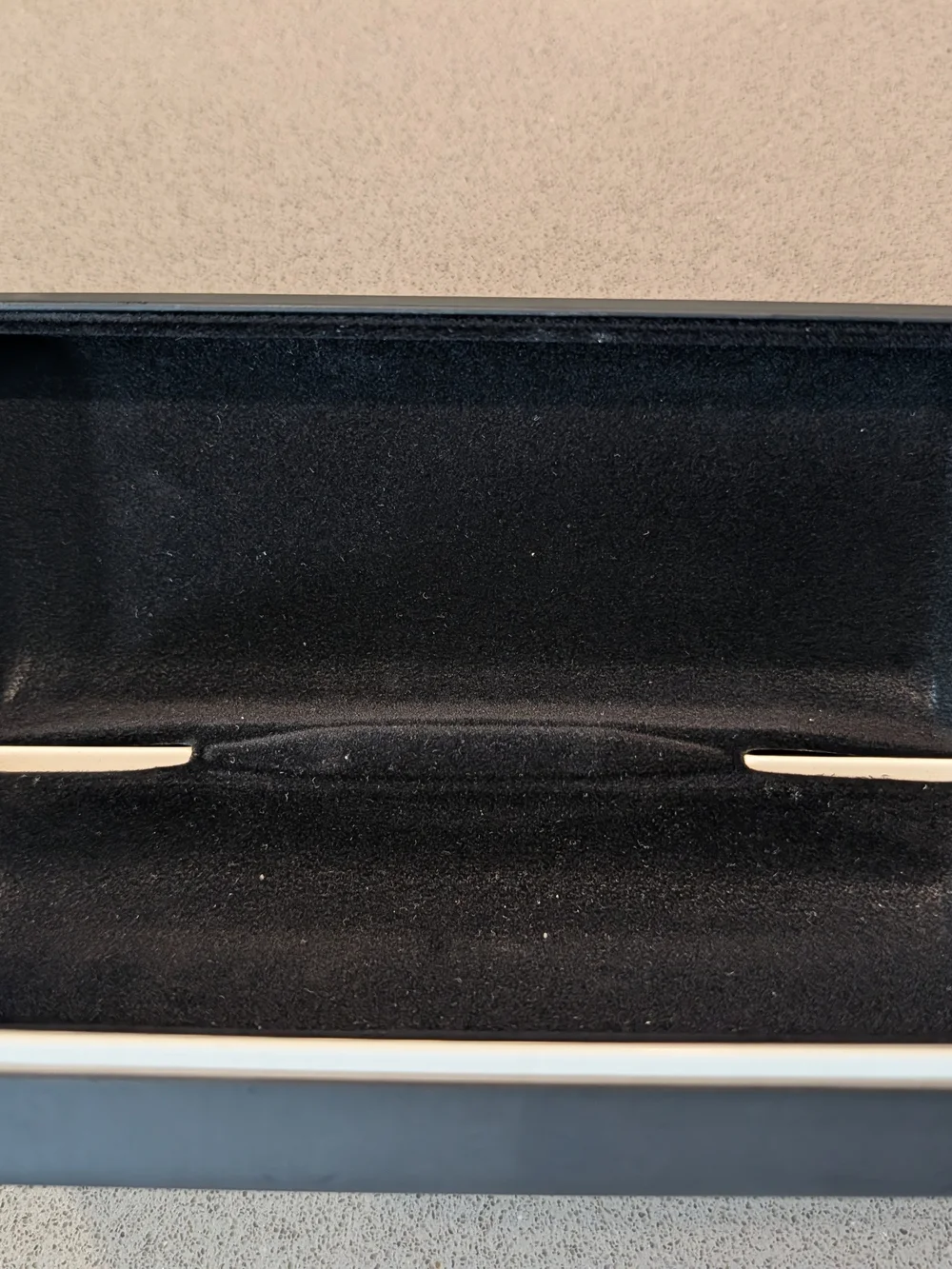 Givenchy Black Eyewear Case with White Logo
